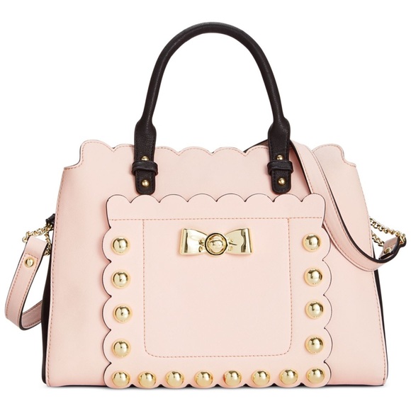 Betsey Johnson Handbags - Betsey Johnson Studded Affair Satchel😍